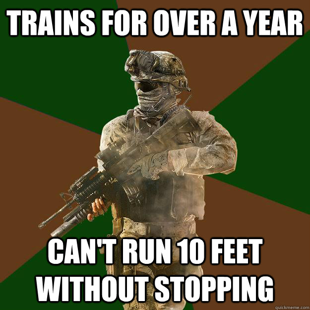 Trains for over a year can't run 10 feet without stopping - Trains for over a year can't run 10 feet without stopping  Call of Duty Addict