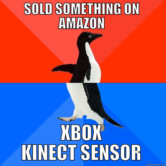 SOLD SOMETHING ON AMAZON XBOX KINECT SENSOR Socially Awesome Awkward Penguin