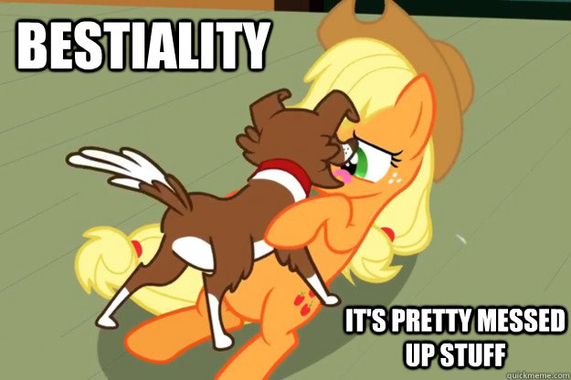 Bestiality It's pretty messed up stuff - Bestiality It's pretty messed up stuff  Bestiality Pony