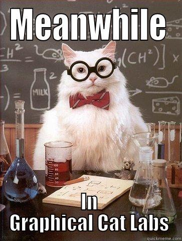 MEANWHILE IN GRAPHICAL CAT LABS Chemistry Cat