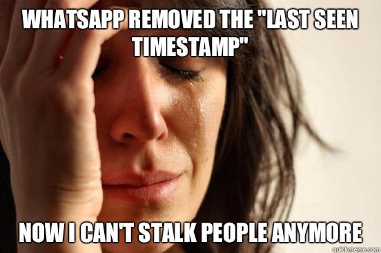 Whatsapp removed the 