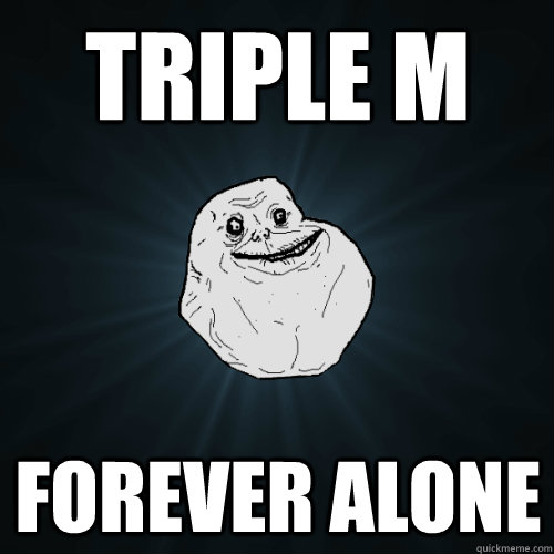 Triple m forever alone  Forever Alone