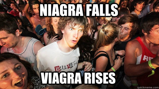 niagra falls viagra rises  Sudden Clarity Clarence