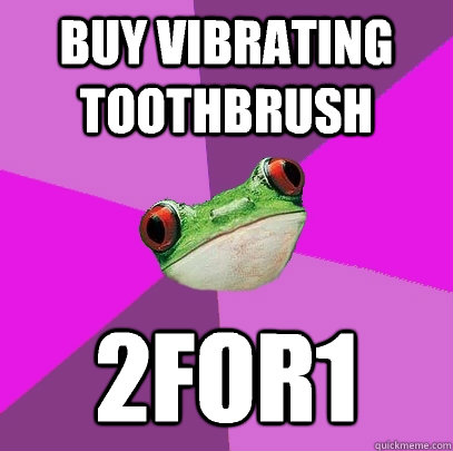 buy vibrating toothbrush 2for1 - buy vibrating toothbrush 2for1  Foul Bachelorette Frog