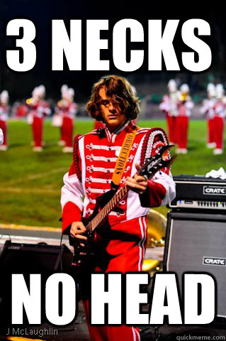 3 Necks NO hEAD - 3 Necks NO hEAD  Marching Band Badass