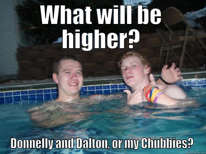 WHAT WILL BE HIGHER? DONNELLY AND DALTON, OR MY CHUBBIES? Misc