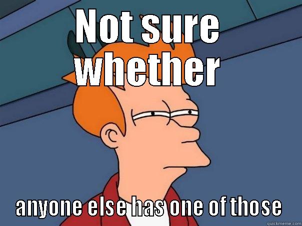 NOT SURE WHETHER ANYONE ELSE HAS ONE OF THOSE Futurama Fry