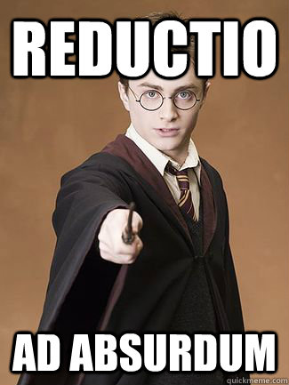 reductio ad absurdum - reductio ad absurdum  Dirty Harry Potter