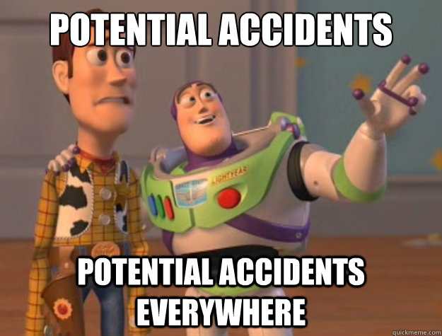 Potential Accidents Potential Accidents Everywhere  Sunburns Everywhere