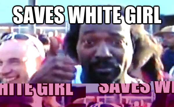 saves white girl humble during interview - saves white girl humble during interview  Good Guy Charles Ramsey