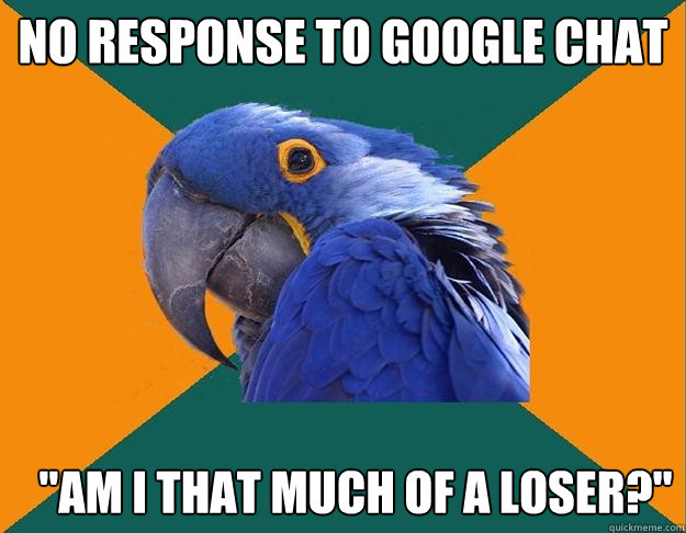 no response to google chat 