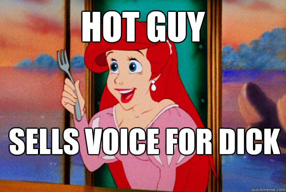 Hot Guy Sells voice for dick  Disney Logic