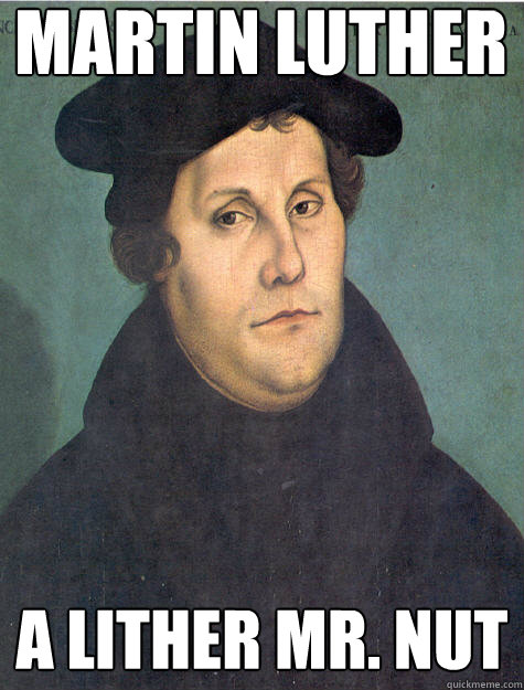 Martin luther a lither mr. nut  Historic Anagrams