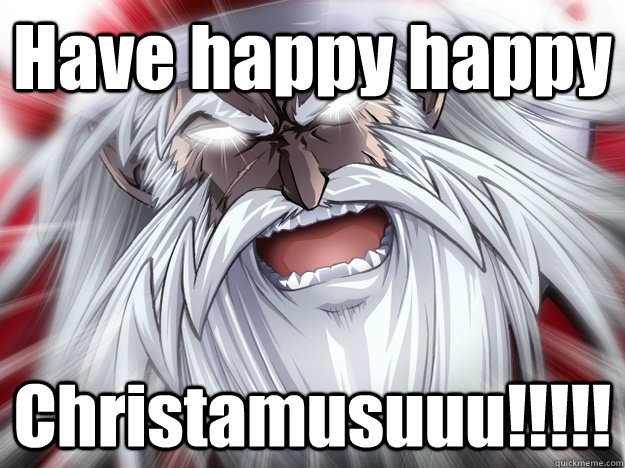 Have happy happy Christamusuuu!!!!!  Anime santa