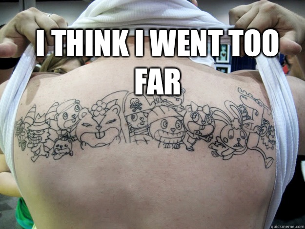 I think I went too far   Real Happy Tree Friends Fan