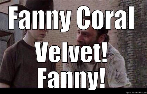 FANNY CORAL VELVET! FANNY! Misc