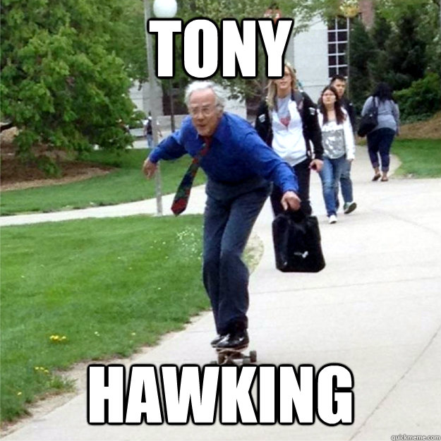 tony hawking  Skating Prof