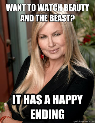 Want to watch Beauty and the Beast? It has a happy ending  Suggestive MILF