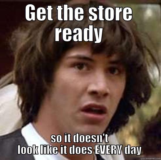 BIG WIGS Are Coming for a Visit! - GET THE STORE READY SO IT DOESN'T LOOK LIKE IT DOES EVERY DAY conspiracy keanu