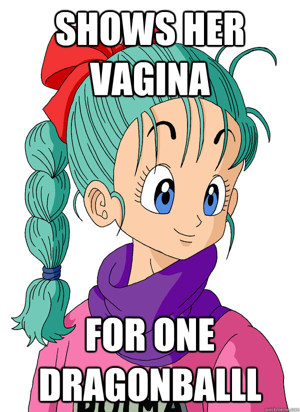 shows her vagina for one dragonballl - shows her vagina for one dragonballl  bulma valentines day