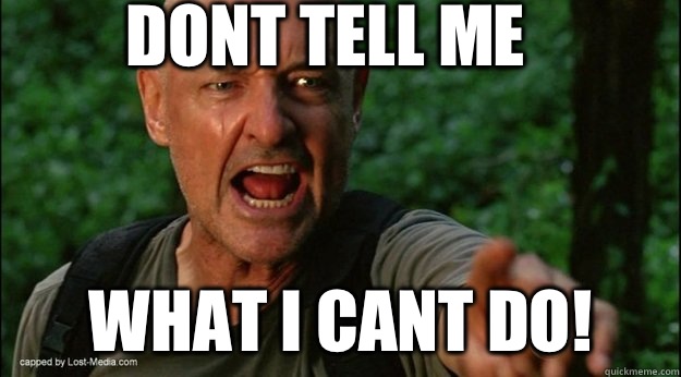 DONt tell me what I CAnt do!  Defensive Locke