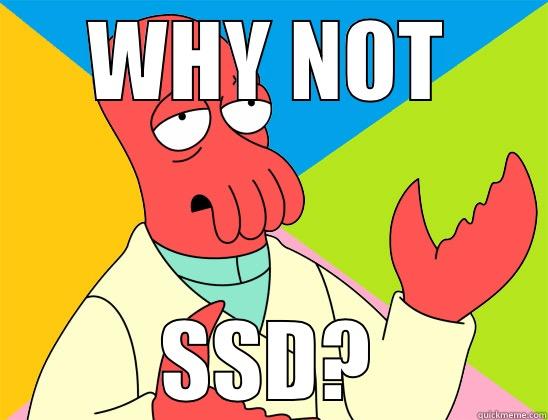 WHY NOT SSD? Futurama Zoidberg 