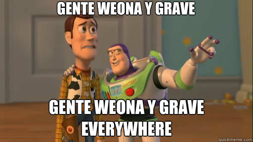 gente weona y grave gente weona y grave everywhere - gente weona y grave gente weona y grave everywhere  Everywhere