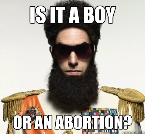 IS IT A BOY OR AN ABORTION? - IS IT A BOY OR AN ABORTION?  Misc