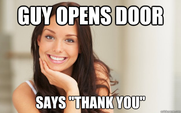 guy opens door  Says 