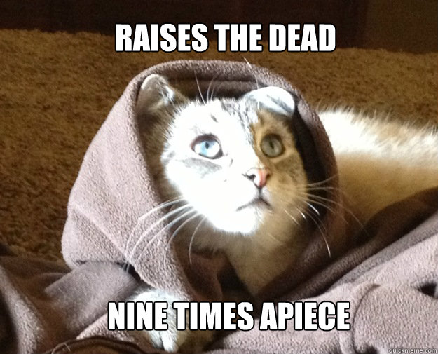 raises the dead nine times apiece - raises the dead nine times apiece  Kitty Jesus