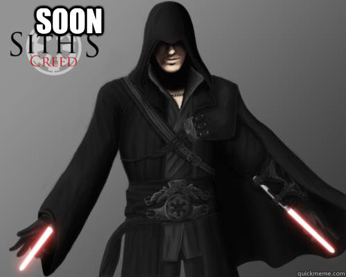 come to the dark side or ill be there SOON  Soon
