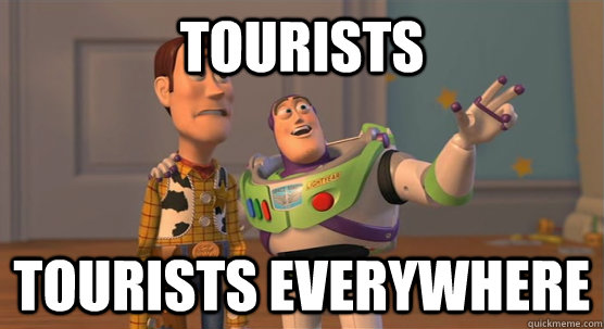 tourists tourists everywhere  Toy Story Everywhere