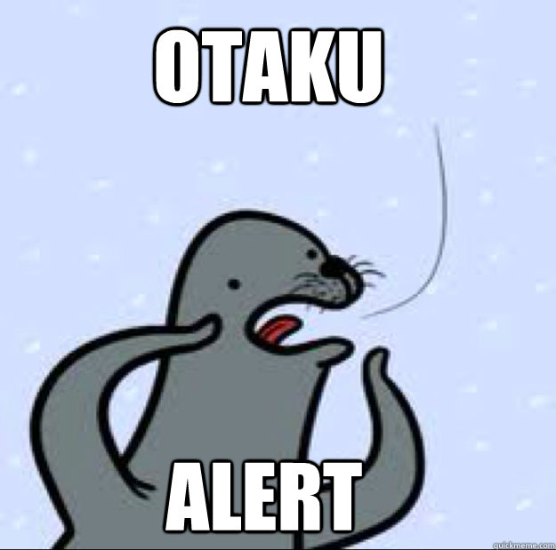 Otaku Alert  Gay seal