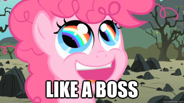  LIKE A BOSS  MLP German Pinkie Pie