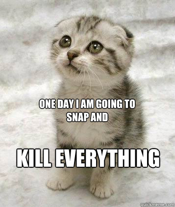 kill everything one day i am going to snap and - kill everything one day i am going to snap and  Misc
