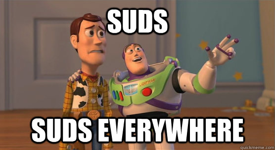 SUDS suds everywhere  Toy Story Everywhere