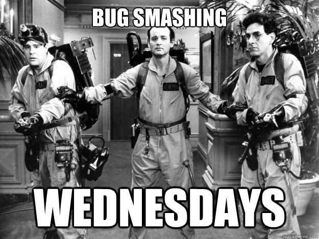 Bug Smashing Wednesdays  ghostbusters