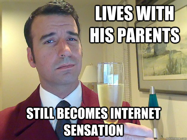 Lives with his parents still becomes internet sensation  Fabulous Divorced Guy