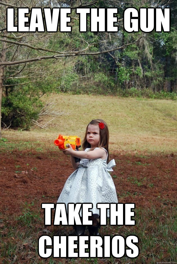 Leave the gun take the cheerios - Leave the gun take the cheerios  Mobster Girl