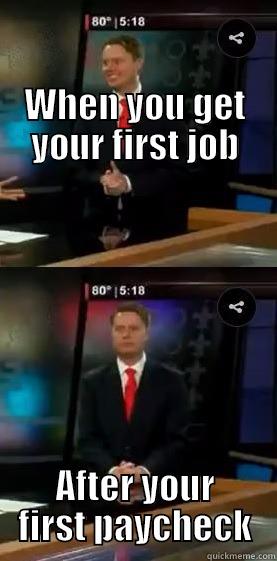                                                                               WHEN YOU GET YOUR FIRST JOB AFTER YOUR FIRST PAYCHECK Misc