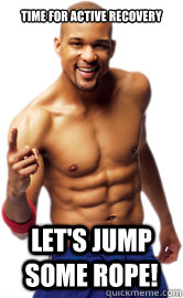 time for active recovery let's jump some rope!  insanity shaun t