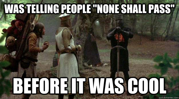 Was telling people 