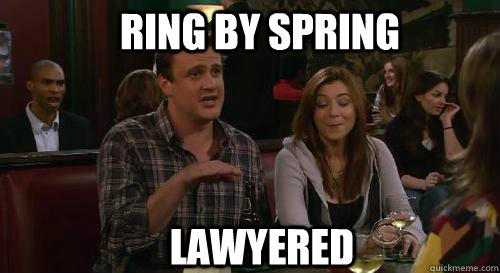 Ring by Spring Lawyered  Lawyer Marshall