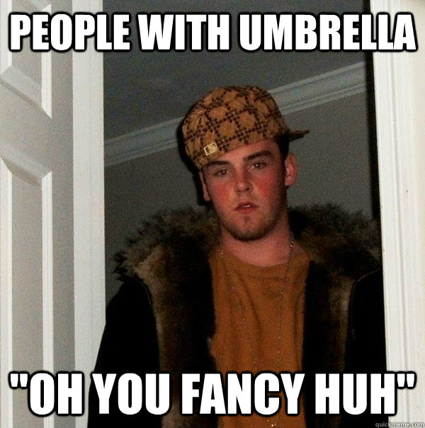 People with Umbrella  