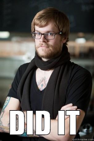  DID IT Hipster Barista