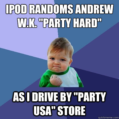 iPod randoms Andrew W.k. 