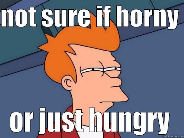NOT SURE IF HORNY  OR JUST HUNGRY Futurama Fry