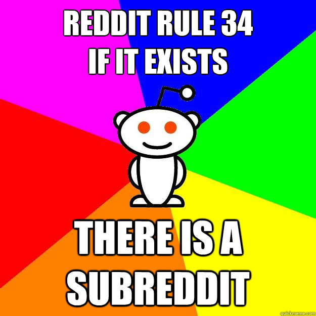 Reddit rule 34
If it exists There is a subreddit - Reddit rule 34
If it exists There is a subreddit  Reddit Alien