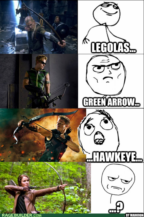 Legolas... Green Arrow... ...Hawkeye... ...? By MarkRon.  