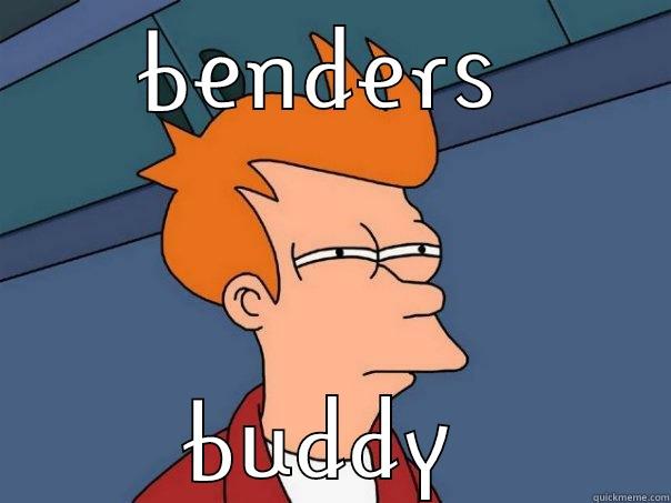BENDERS BUDDY Futurama Fry